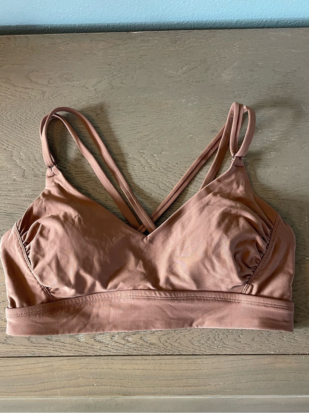 Calia strappy back swim bikini top